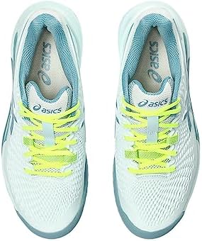 ASICS Women's Gel-Resolution 9 Tennis Shoes, 8, Soothing SEA/GRIS Blue | Image 5