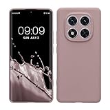 kwmobile Carcasa Compatible con Xiaomi Redmi Note 14 Pro 5G / Poco X7 Funda - con Bordes elevados - Apto Carga inalámbrica - Lila Color Carne Mate