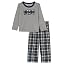 Dark Grey Heather/Plaid