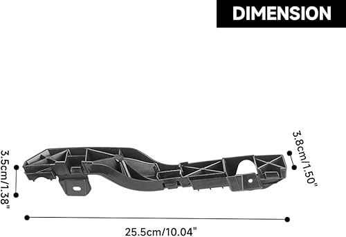 Miniatura 7 de 1 par de soporte de parachoques delantero izquierdo y derecho  Compatible para Dodge Journey 2009-2020  Repuesto de pieza 5178410AD, 5178411AD