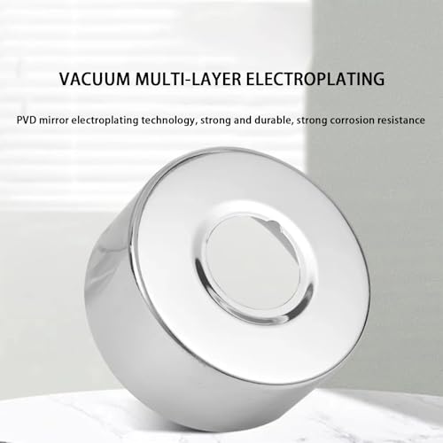 2 Stück Heizungsrohr Rosette,G3/4 (Ø25mm),66 * 30mm,Rosette für Duscharmatur,Dekorative Duschabdeckung aus Edelstahl,Rosette Duscharmatur,Abdeckrosette Edelstahl,für Duschzubehör,Wasserhahndekoration