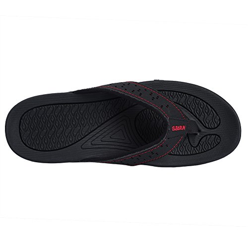 Image of GUBARUN Mens Sport Flip Flops Comfort Casual Thong Sandals Outdoor