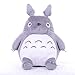 W-XY 20-65 cm Muñeca de Prensa de Boda Linda niños cumpleaños niña Niños Juguetes Totoro muñeca Gran tamaño Almohada Totoro muñeca de Juguete de Peluche-Regalo para para bebé (Gris),30cm