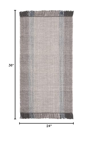 Tapete decorativo SAFAVIEH 2' x 3' algodón tejido a mano miniatura 2