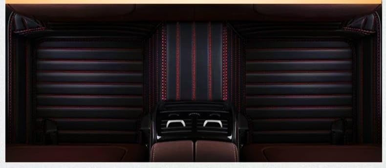Image of Mr Mattie 10D Car Floor Mats Compatible with Raxton RX10, Black /Red