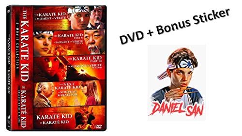 The Karate Kid 5-Movie Collection (The Karate Kid / The Karate Kid (Part 2) / The Karate Kid (Part 3) / The Next Karate Kid / Karate Kid) + Bonus Sticker image 2