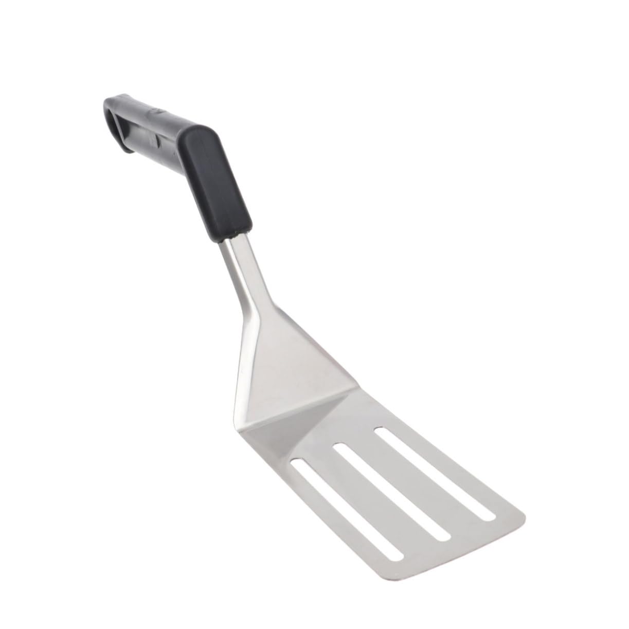 LIFKOME 3 Espátulas Ranuradas De Acero Inoxidable Para Freír Agarre Cómodo Utensilios De Cocina Esenciales