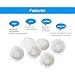 PTFE Syringe Filters [Wettability: Hydrophilic] 25mm Diameter 5.0 μm Pore Size Laboratory Filtration by Allpure Biotechnology (Pack of 100) (Hydrophilic PTFE, 5.0 μm)
