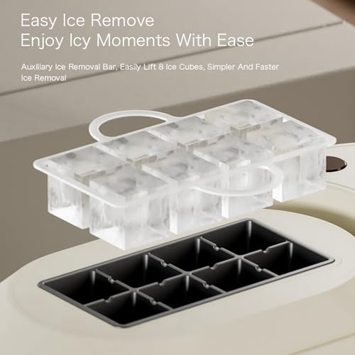 Máquina de hielo portátil mini de sobremesa de 500 ml para hogar y oficinas pequeñas 6