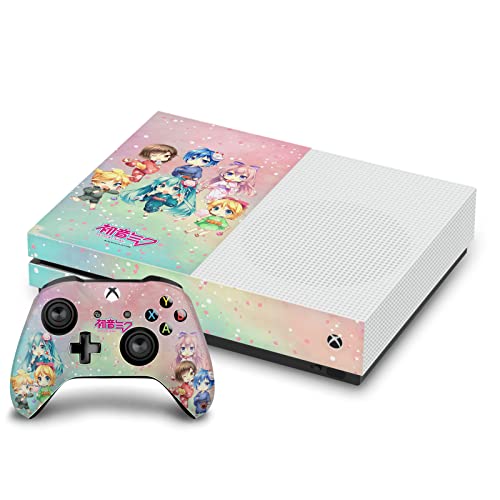 Autocollant Hatsune Miku Xbox One S vinyle graphiques skin de jeu avec stickers manettes