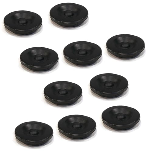 The ROP Shop (10) New Rubber Grease Plug Hub Dust Caps for Dexter EZ Lube Trailer Camper Axle