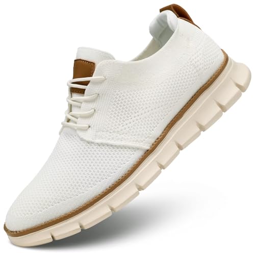 Consejos y reviews para comprar Mallas zara disponible en línea. 33 KDN Zapatos casuales para hombre, de moda, Oxford, negocios, para caminar, correr, cómodos, de malla, ligera, suela suave, Blanco, 31 cm