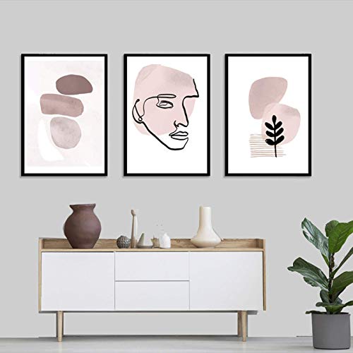 Affiches art mural grand format 70x100cm triptyque scandinave - 2