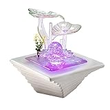 dispongono in inglese 4. La fontana interna è realizzata in ceramica premium, è durevole.