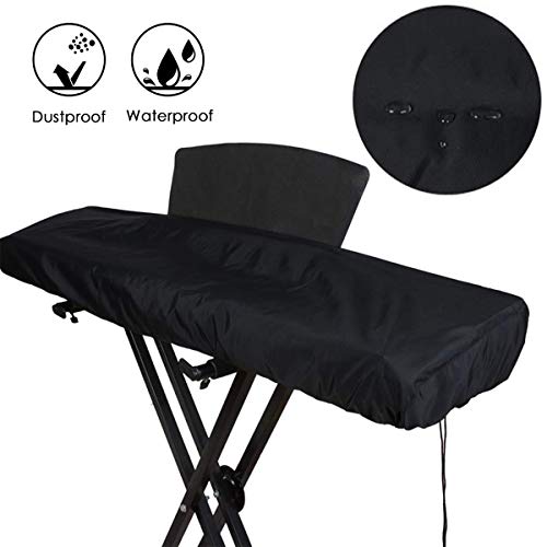 Klavier abdeckung, 88 Tastatur Klavierabdeckung Elektronische Klavier Abdeckung Klaviertastatur Staubschutz Tastatur Staubdicht Abdeckung Key Cover Protector für Yamaha, Kawai, Roland
