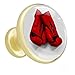 Perillas de muebles de oro Guantes de boxeo Perillas de gabinete de cocina perilla de cajones de cómoda para adolescentes (4 piezas) 3.2x3x1.7cm