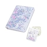 Mugast Fotoalbum, modisches Mini-Fotoalbum mit 3 Zoll großer Kapazität Fotoalbum für Instax-Fotos (Blau)