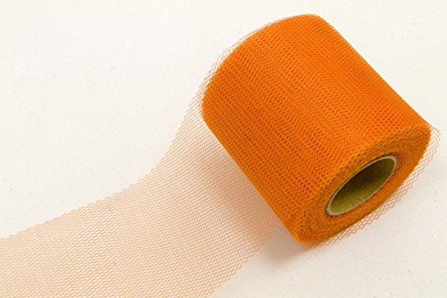 Rotolo di tulle arancione 20 m x 8 cm Taglia Unica...