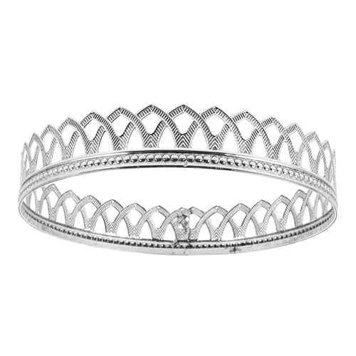 WATIIFUFU Corona Rey Vintage para Hombre Diadema Retro Elegante para Disfraces y Fiestas Tocado de Corona Príncipe para Bodas y Cosplay Accesorio de Escenario Distintivo