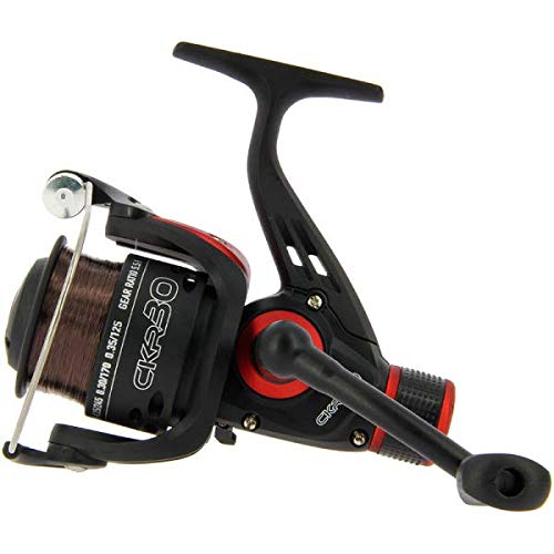 NGT CKR30 Match & Coarse Fishing Reel With Rear Drag Pre Loaded With Brown 8lb Line (2 Reels)