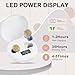 Rechargeable Hearing Aids for Seniors with Hearing Loss,Digital Hearing aid with Smart Noise Reduction chip,Clear Sound Quality and Comfortable Wearing,Battery level display,Super-Mini, Auto-On/Off