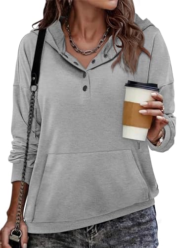 Image of Hoodie for Women Tie Dye Sweatshirt Teen Girl Button Down Teen Tops Casual Long Sleeve Oversize Pullover