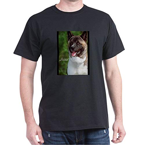 CafePress Akita Lovers Art Dark T Shirt 100% Cotton T-Shirt Black