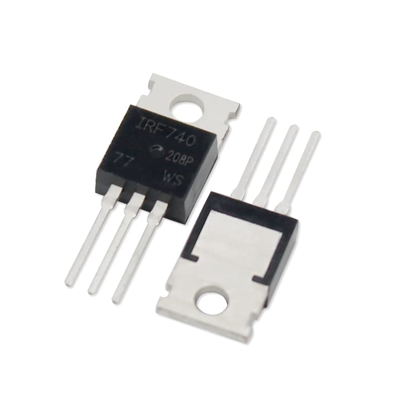Transistoren-Transistoren-Set, Transistoren, 5 Stück, IRF740 Transistor 740 IRF740PBF TO220 MOSFET MOSFT FETs 400 V 10 A TO-220 Feldeffekttransistoren Set Elektronische Komponente
