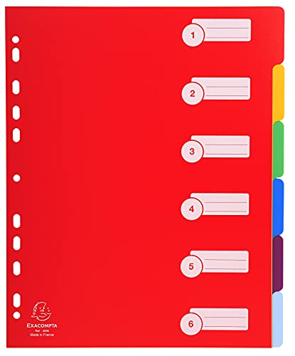 Exacompta 4806E Divisori e Segnaletica, 24.2x29.7