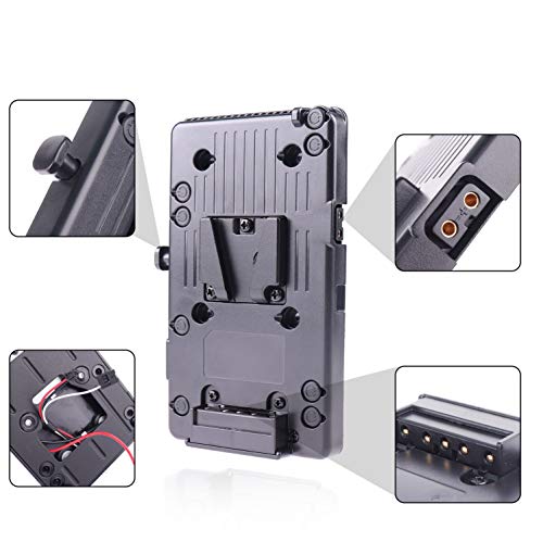 Fotga V Mount V-Lock Bp Battery Plate Adapter 14.4V To 16.8V D-Tap Output For Canon Nikon Sony Panasonic Blackmagic Dslr Video Cinema Camera Field Monitor Led Light #TOP7