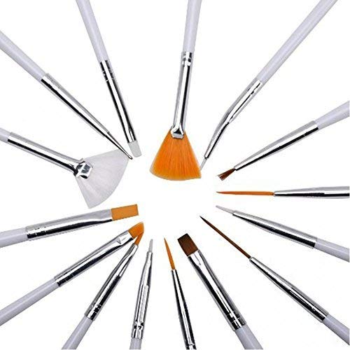 VAGA Manicure Set Nail Art Supplies Nail Kit 2 Boxes of 1500 Gemstones, Crystals, Gems, Stampers Scrapers, Stamping Plates, Dotting Tools, Nails Brushes and Rhinestones Decorations Picker Pencil