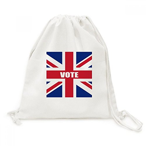 Drapeau Royaume-Uni sac en toile léger pour ranger vos affaires de vote