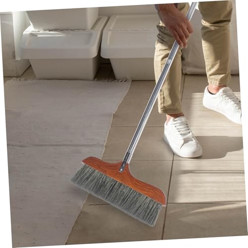 Beaupretty Reinigungsbesen mit Weichen Borsten Abnehmbarer Besen mit Edelstahlstiel Antistatisch Geeignet für Heim und Büro Leicht und Faltbar als Küchenbesen und Zimmerbesen – Bild 5