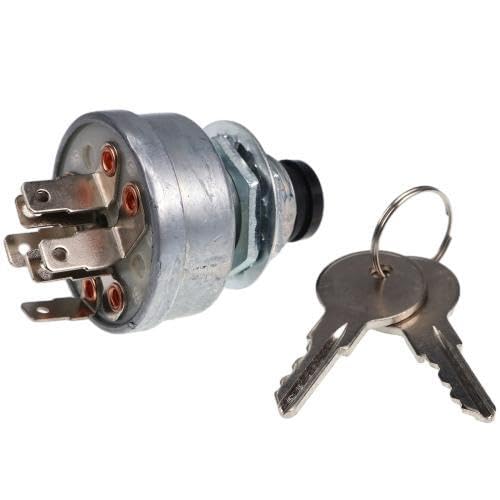 Replacement Parts for Ignition Switch w/Keys AM101561 TCA22740 for John Deere Z235 Z445 Z465 RX73 4x4 Model-W45P-467