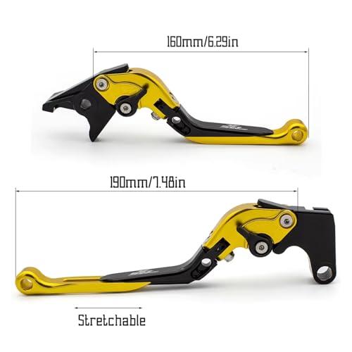Levier d'embrayage réglable 6 positions et repliable pour moto MSX125 - 2