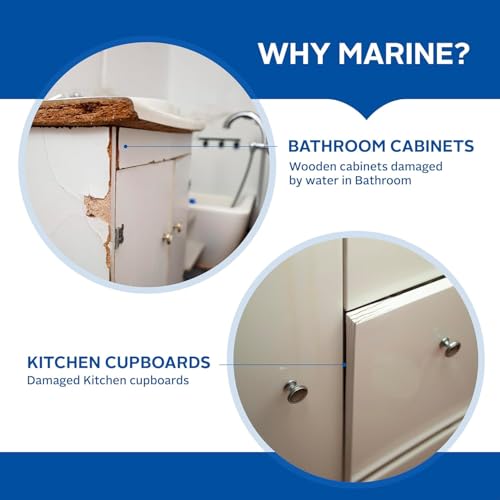 Image of Fevicol Marine - Fast Setting | Best in class waterproof adhesive | Superior Coverage | Bonds with Plywood, Laminates | 20Kg