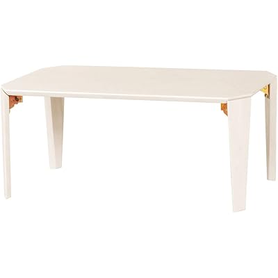 J-kitchens テーブル (table) ローテーブル(折脚) ホワイト W750×D500×H320 ㎜ 206753モデル [並行輸入品]