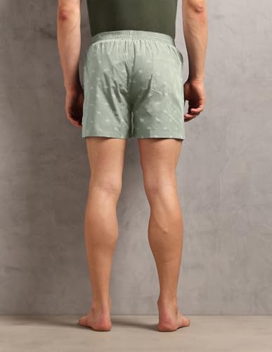Image of U.S. Polo ASSN. Men's OEX12 Cotton Printed Inner Boxers - Pack of 1