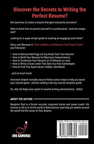 How to Make a Job Resume That Doesn't Suck: Job Resume Hacks to Get You the Career You Want