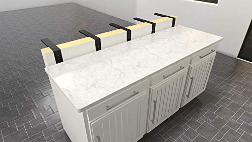 Solid Heavy Duty Steel Countertop Support L-Bracket, 1 Count, 18 Inch, Diy Projects, Made With American Steel By The Original Granite Bracket #TOP6