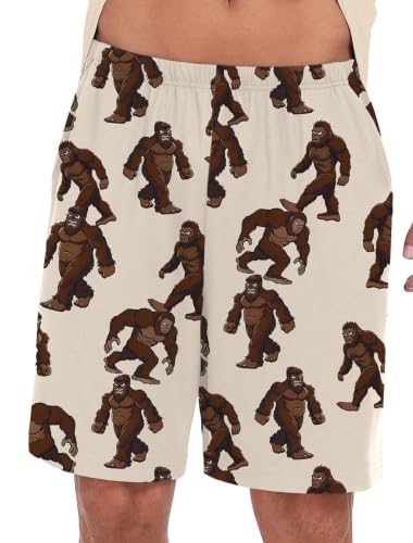 Image of Mens Pajamas Set Lightweight Summer Pjs Sleepwear Soft Comfy Short Sleeve Loungewear With Pocket (S-4X)