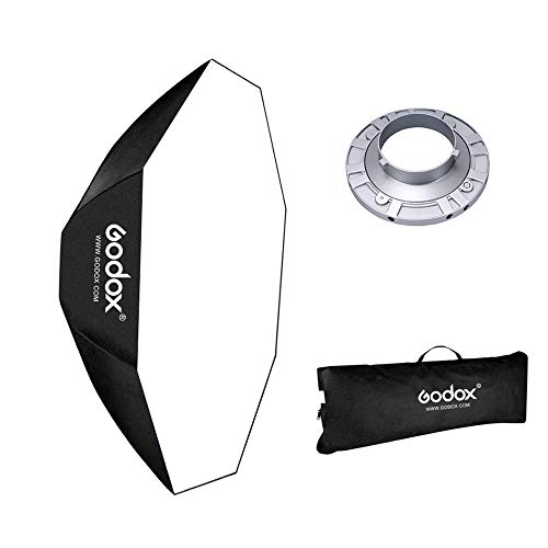 GODOX 95cm オクタゴン ソフトボックス ボーエンズマウントスピードリング付き 八角形 ボックス スタジオスピードライト撮影用 ポートレート 製品撮影 写真撮影など最適