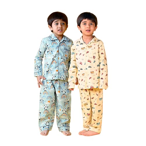 Image of Jam & Sugar Boys Cotton Printed Night Suit Set
