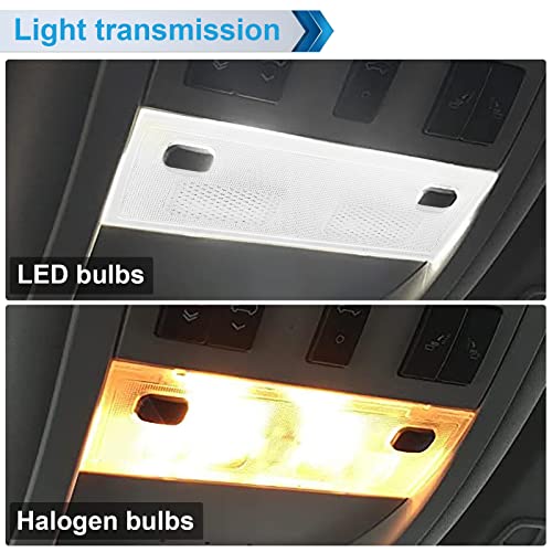 Cubierta de luz de cúpula de mapa interior transparente compatible con Yukon Escalade 3