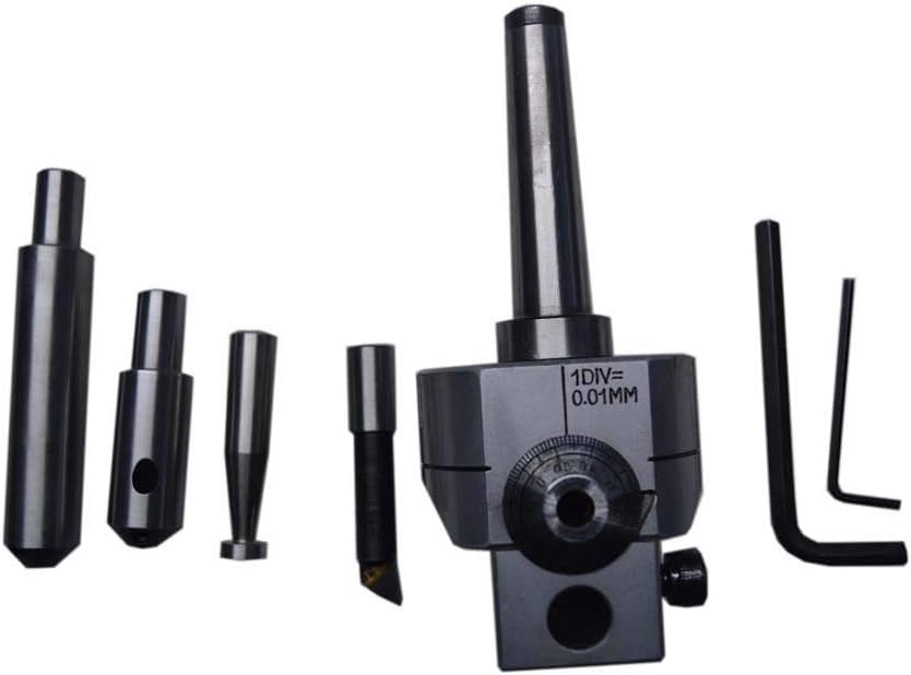 Boring Head 62MM with MT2 Shank - with 1 Carbide BRAZED Tool 12 MM Boxed