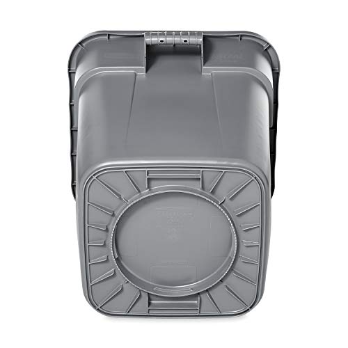 Image of Rubbermaid Commercial Products 28 Gallon Square Brute Tote Storage Bin, Gray, FG352600GRAY (Pack of 6)