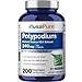 Polypodium Leucotomos Extract 240mg 200 Veggie Capsules (Vegetarian, Non-GMO & Gluten Free) Antioxidant Properties, Natural Skin Care Supplement