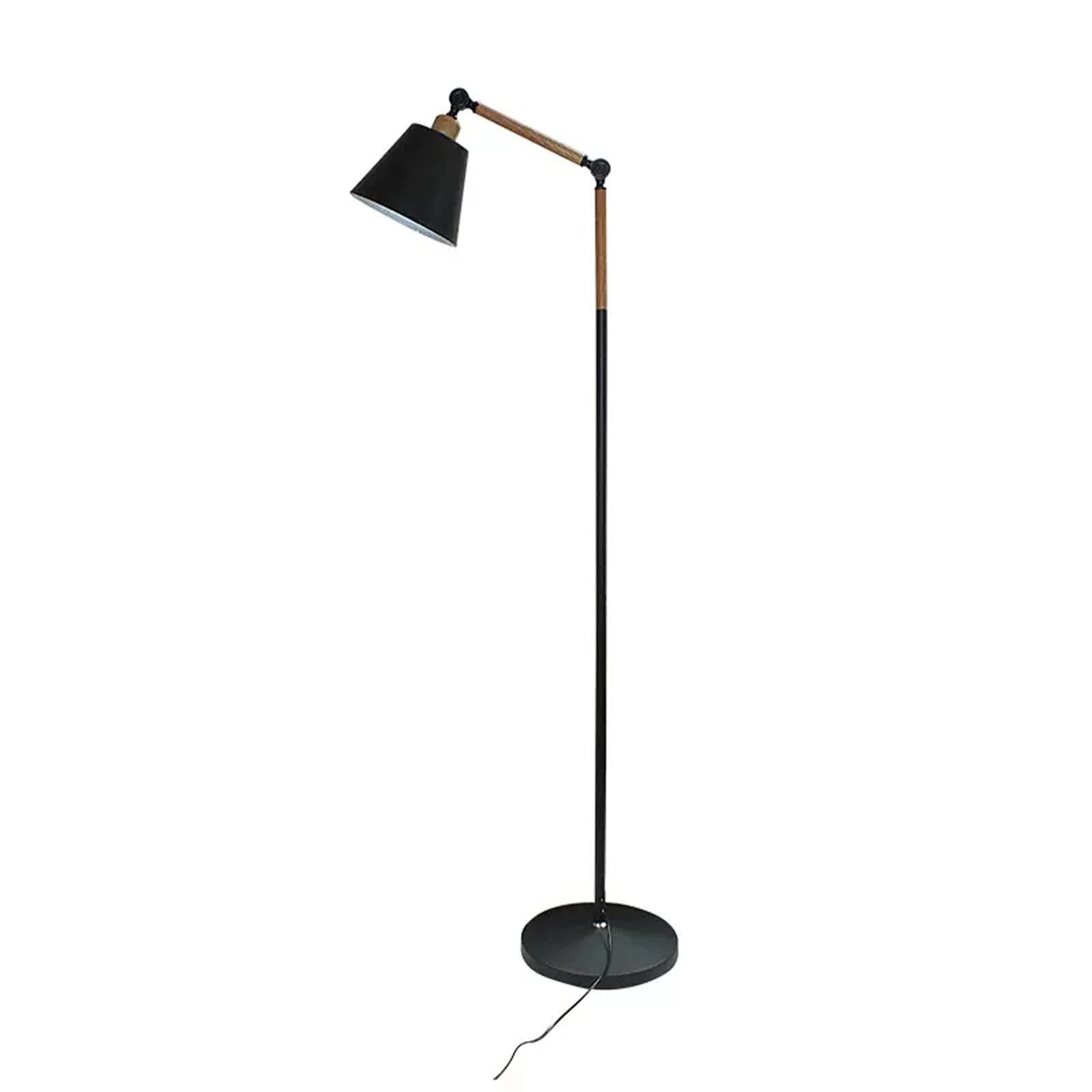 Lampadaires Lampadaire de salon, chambre à coucher, lampe de bureau d'étude verticale, lampe de protection des yeux, luminosité blanche et noire (à l'exclusion de la source de lumière) Lampe sur pied
