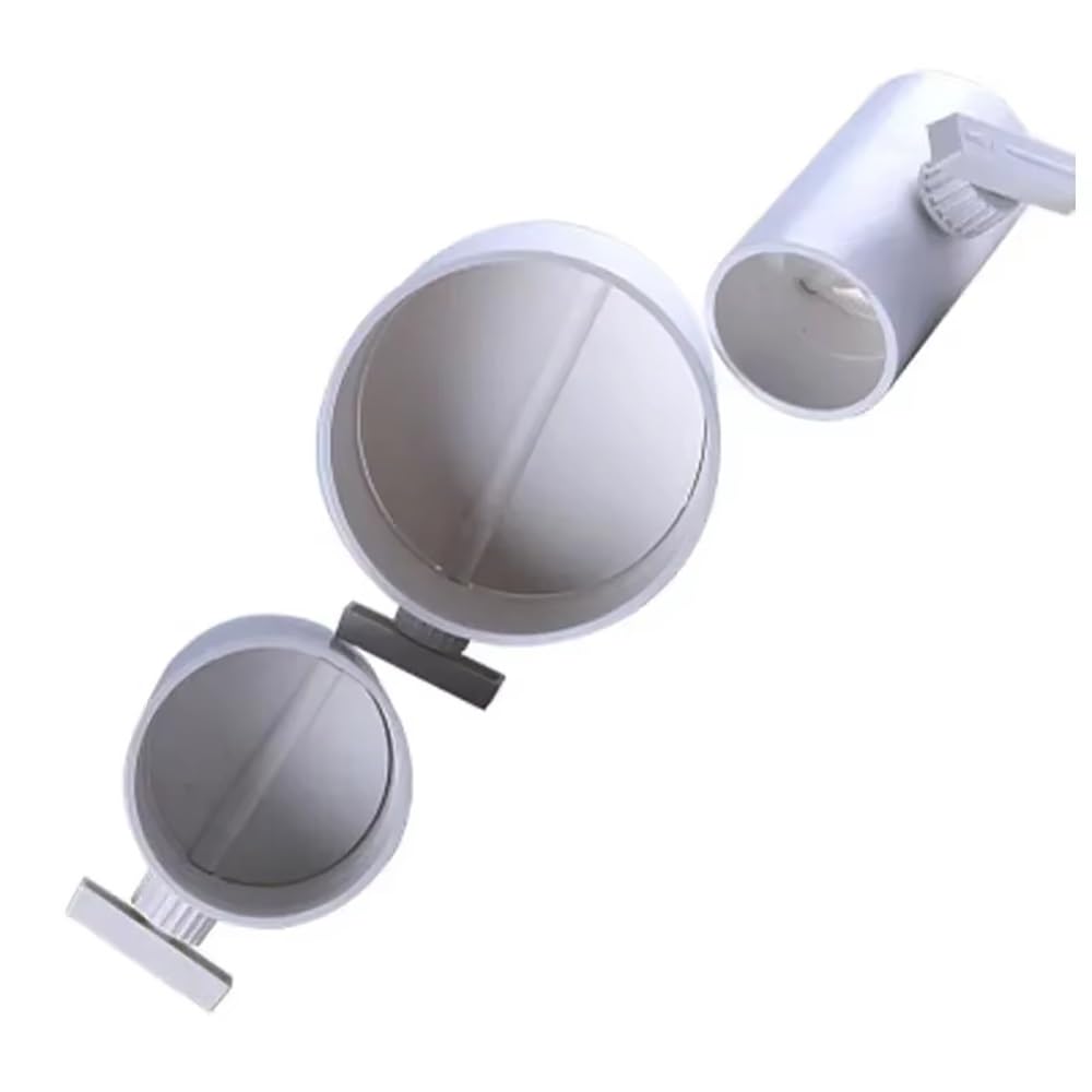 Valvola di regolazione del volume del gas for tubi in PVC da 1 pezzo - Valvola di ritegno con interruttore rotondo manuale regolabile for il controllo del flusso d'aria nei sistemi HVAC(200mm)