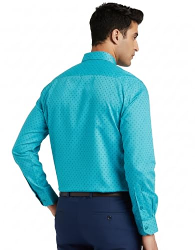 Image of Diverse Men's Cotton Printed Full Sleeve Regular Formal Shirt